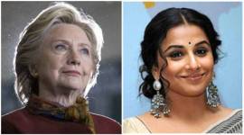 Vidya Balan, Vidya Balan actress, Vidya Balan news, Hillary Clinton, vidya balan Hillary Clinton, Hillary Clinton vidya balan, vidya kahaani 2, vidya movies, entertainment news, indian express, indian express news