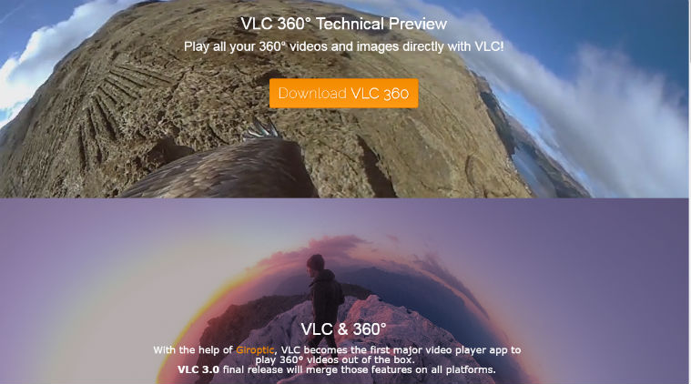 Vlc vr как смотреть 360