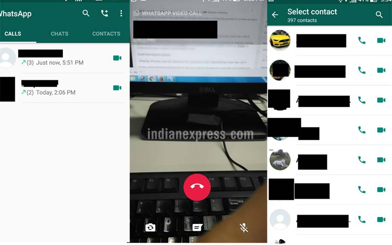 video call on whatsapp web