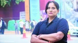 woman bouncer, delhi woman bouncer, women bouncer, women bodyguard, Mithilesh, india news, delhi news, indian express news, a day in life of woman bouncer