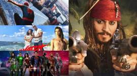 2017 hollywood movies.Baywatch, Pirates of Carribean, Spiderman, Justice League