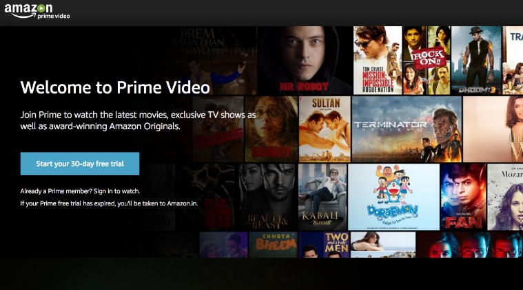 Amazon prime video online cinema