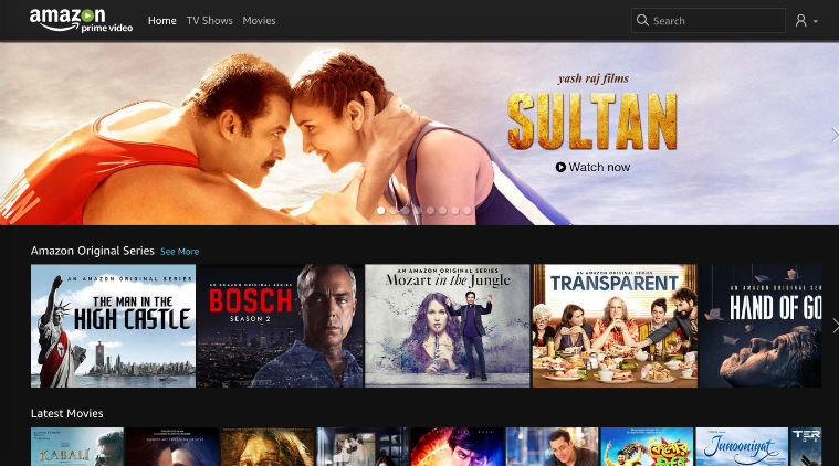 Amazon prime video catalogo serie tv online