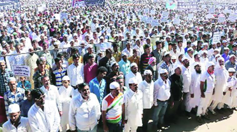 Maharashtra 3 Lakh Muslims Take Out Silent March In Beed Demand Quota Mumbai News The 7297