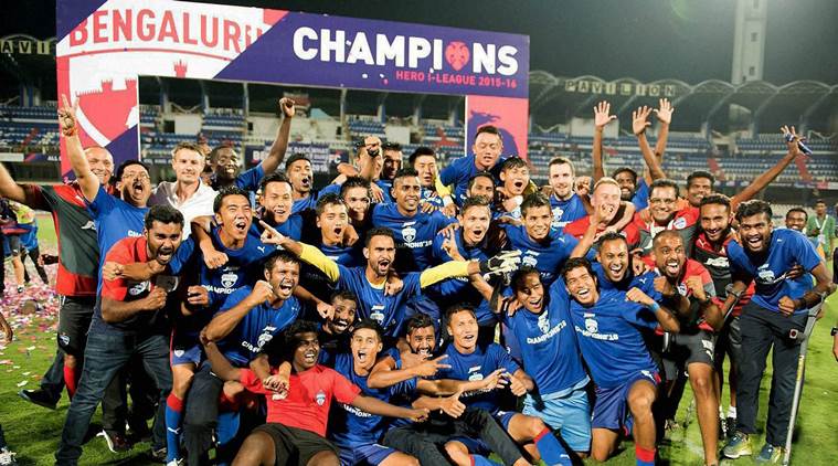 Bengaluru FC won the I-League by two points over Mohun Bagan. (Source: PTI)