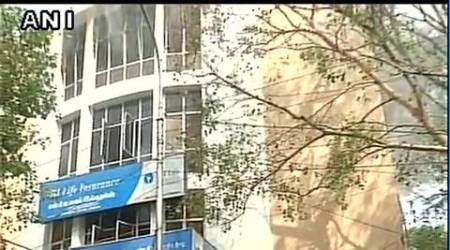 Chennai fire, SBI fire, SBI life insurance fire, fire, chennai news, india news, latest news, indian express