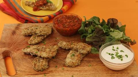 How to make Oats-crusted Chicken Tenders