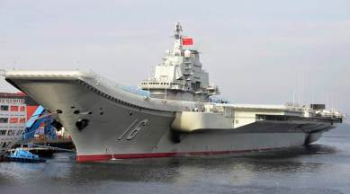China, china air craft carrier, china first air craft carrier, carrier drills, western pacific, china air craft carrier drills, china defense, china defence, world news, indian express news