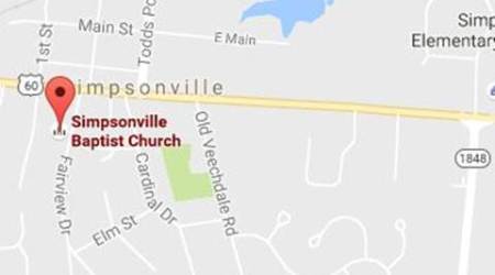 US police, Church shootout, police shot man, Kentucky town, Kentucky State Police, Simpsonville Baptist Church, world news, indian express news