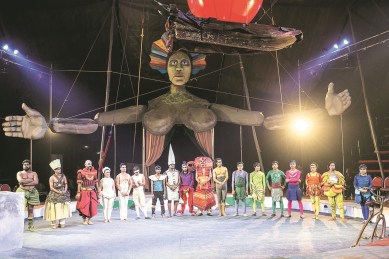 Serendipity Arts Festival, SAG Grounds in Goa, William Shakespeare, circus, Sycorax, actor Sreekanth A Trikaripur, Deepan Sivaraman, theatre director Abhilash Pillai , India news, latest news,