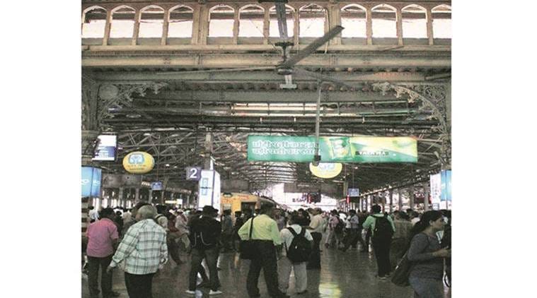 Giant Fan At Cst Landmark For Some Waiting Spot Others The Cst Mumbai Railway Station Railways Fan Hvls Fans