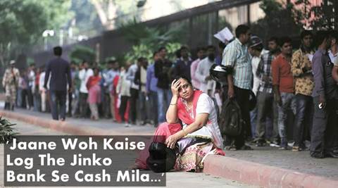 Post-demonetisation, another note-bandi song captures the pain of those standing in long queues