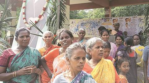 Far away from Chennai, grief shows up at a bus-stop, under posters, in ...