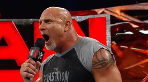 Goldberg accepts Brock Lesnar's WrestleMania challenge: photos