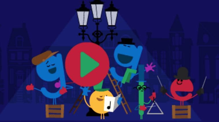 google doodle, christmas, christmas google doodle, christmas google doodle 2016, christmas holiday season google doodle, indian express, indian express news, trending globally