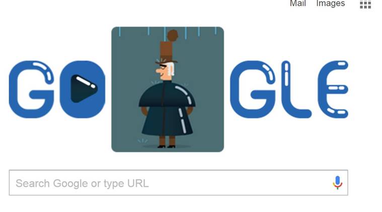 Charles Macintosh, google doodle, Macintosh doodle, Macintosh raincoat, Scottish chemist Macintosh, Charles Macintosh 250th birthday