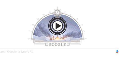 Google Doodle celebrates 105th anniversary of first expedition to South Pole