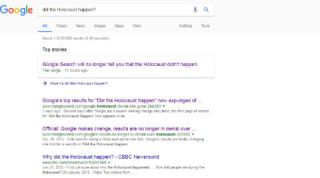 Google, Google Holocaust results, Did holocaust happen?, Google fake news, Google changes algorithm, Google Search, Google search results for holocaust, Facebook, facebook fake news, technology, technology news