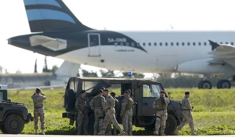 Libyan plane, Libyan hijack plane, plane Malta, Gaddafi, Malta plane hijack, Malta hijack, Malta Prime minister, latest news, latest world news