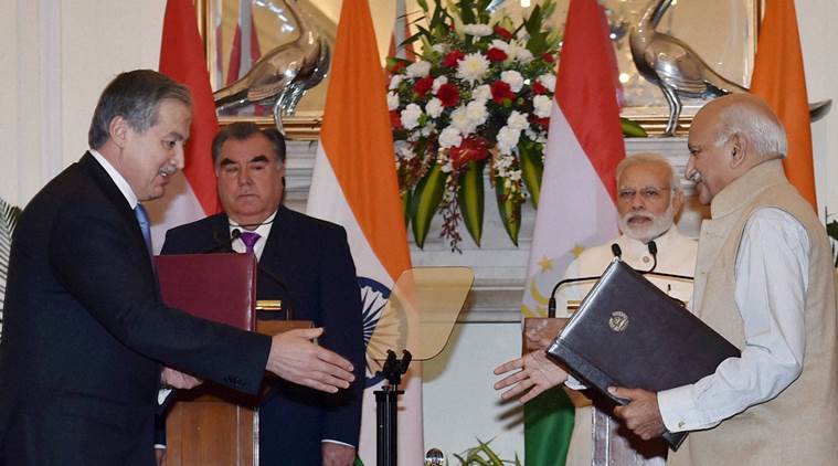 Tajikistan, Tajikistan president in india, pm modi Tajikistan, modi Tajikistan President, Emomali Rahmon, communication pact, india-tajikistan pact, Public broadcaster Prasar Bharati, prasar bharati, Tajikistan's Committee on TV and Radio, Tajikistan President India, india news