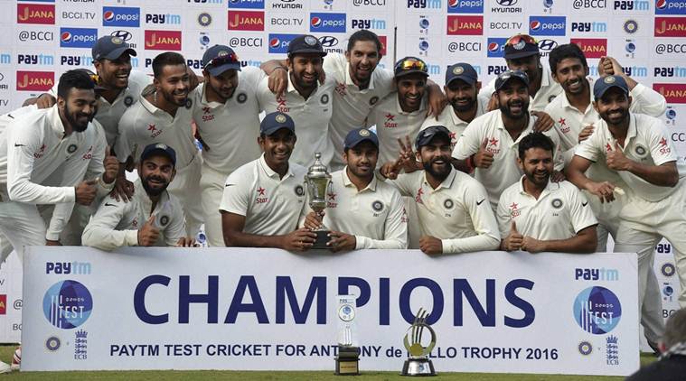 India beat England by 4-0 in the last 5 Test match series in India in 2016. (Photo - getty)
