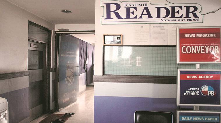 kashmir, kashmir reader, kashmir reader ban, kashmir reader paper, kashmir news, burhan wani aftermath, india news, kashmir news