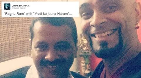 Delhi CM Arvind Kejriwal poses with Roadies’ Raghu Ram; caption contest follows!