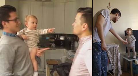 Express Share Feed: Kid gets confused with dad’s twin, a ‘serious’ argument and more such awesome videos