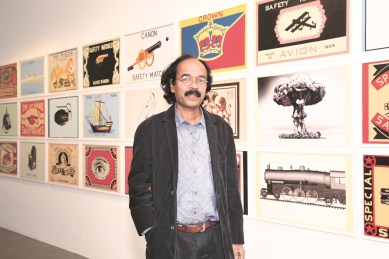 Vadehra Art Gallery,KM Madhusudhanan, NN Rimson, Prabhakaran and Akitham Vasudevan, ornate soldier’s headgear, a gun, a grenade, a crown and even Tipu Sultan, Kiran Nadar Museum of Art, Venice Biennale, Kiran Nadar Museum of Art, India news, National news