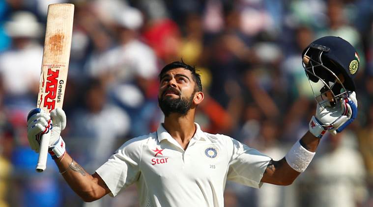 Watch Video: Virat Kohli celebrates after scoring double ton against ...