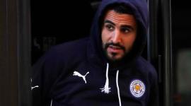 Leicester’s Riyad Mahrez arrives before the match riyad mahrez, leicester, leicester city, arsenal, manchester city, chelsea, football scouting, manchester united, cristiano ronaldo, scouts, football scouts, Ben Wrigglesworth, football news, sports news