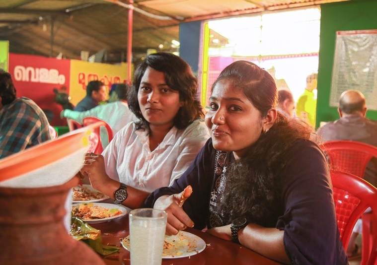 Women tipple at Mullapanthal’s.