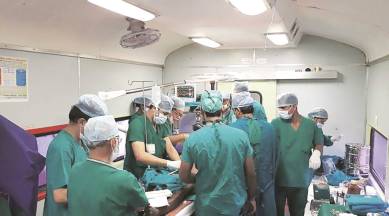 Satna Junction, mumbai, mumbai train surgery, cancer surgery, Tata Memorial Hospital, mumbai train cancer surgery, railway surgery, indian express news, mumbai, mumbai news
