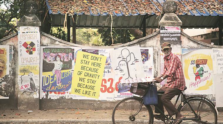 Kochi-Muziris Biennale 2016, Orijit Sen, yielded the Koh-i-noor, Onomatopoeia, Sergio Chejfec, Baroni, Charles Avery, Voldemars Johansons , latest news, India news, National news