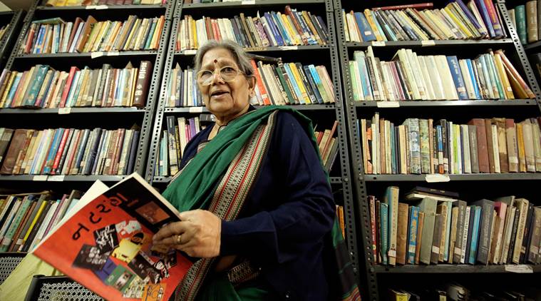 All the world's a stage: Natrang's current editor Rashmi Vajpayi. (Source: Express photo by Praveen Khanna)