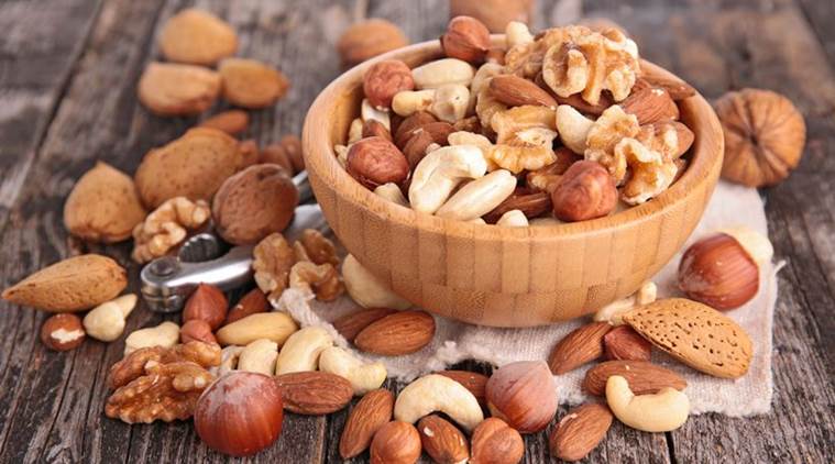 Handful of nuts a day may cut heart disease, cancer risk, says new study |  Lifestyle News,The Indian Express