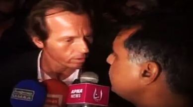 WATCH: Pakistani journalists hounding German official is the most hilarious video on the Internet today | Trending News,The Indian Express WATCH: Pakistani journalists hounding German official is the most hilarious video on the Internet today | Trending News,The Indian Express
