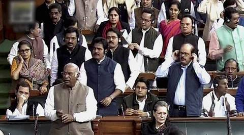 parliament, winter session, parliament updates, winter session updates, lok sabha adjourned, demonetisation parliament, opposition demonetisation protest, ghulam nabi azad, rahul gandhi, parliament demonetisation, demonetisation protest, india news