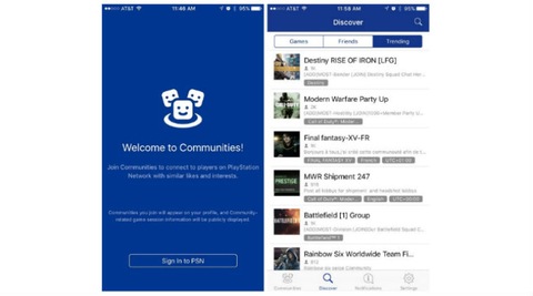 Sony PlayStation s Communities app to help you meet new PS4