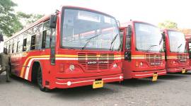 After PMPML buses, now state transport utility’s Shivshahi bus catches fire