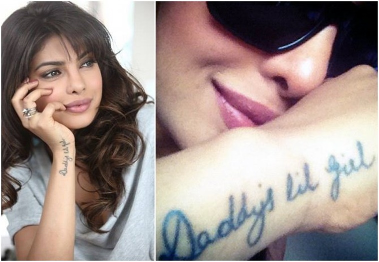 Priyanka Chopra's fans spot never-before-seen tattoo on her arm as she  reunites with her dogs in London. Watch | Bollywood - Hindustan Times