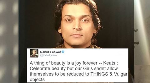 Twitterati seethes in anger at Rahul Easwar’s recent tweets advising women