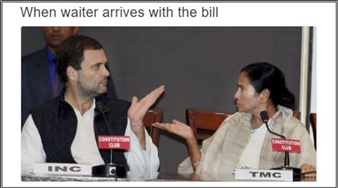 Twitterati goes to town captioning this Rahul Gandhi, Mamata Banerjee photo and it’s hilarious!