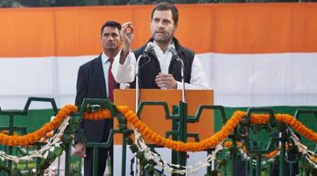 Rahul Gandhi, Rahul Gandhi in Uttarakhand, Rahul Gandhi-Rishikesh, Rahul Gandhi-RSS, RSS-BJP, Rahul Gandhi-Modi, Modi-demonetisation, note ban, Uttarakhand elections, Uttarakhand polls, India news, Indian Express