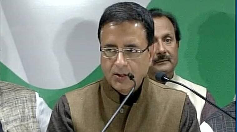 Demonetisation, congress, narendra modi, Randeep Surjewala, Demonetisation Randeep Surjewala, jaipur congress, india news, indian express