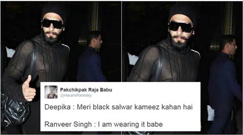Another picture of Ranveer Singh goes viral because of his attire