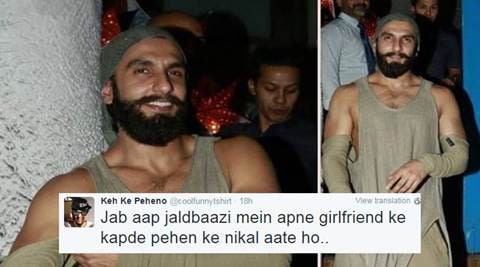 Ranveer Singh’s picture has gone viral because people can’t get over what he’s wearing