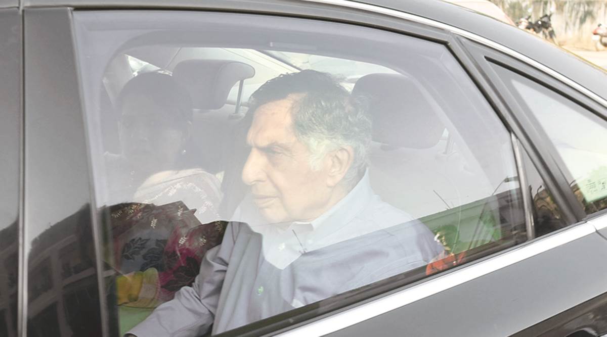ratan tata, tata rss, tata at rss headquarters, bjp ratan tata, rss ratan tata, ratan tata meets mohan bhagwat, mohan bhagwat ratan tata, india news, indian express news