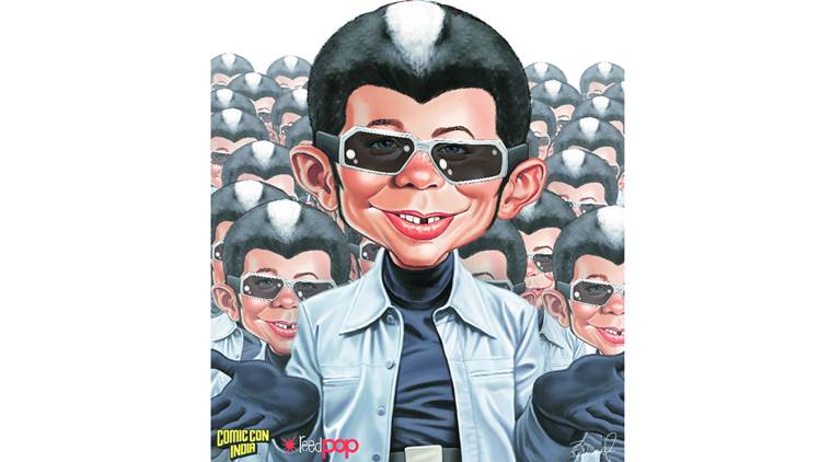 comic con, delhi comic con, Tom Richmond, illustrator tom richmond, comic con delhi, comic con artists, tom richmond comic con, india news, indian express news
