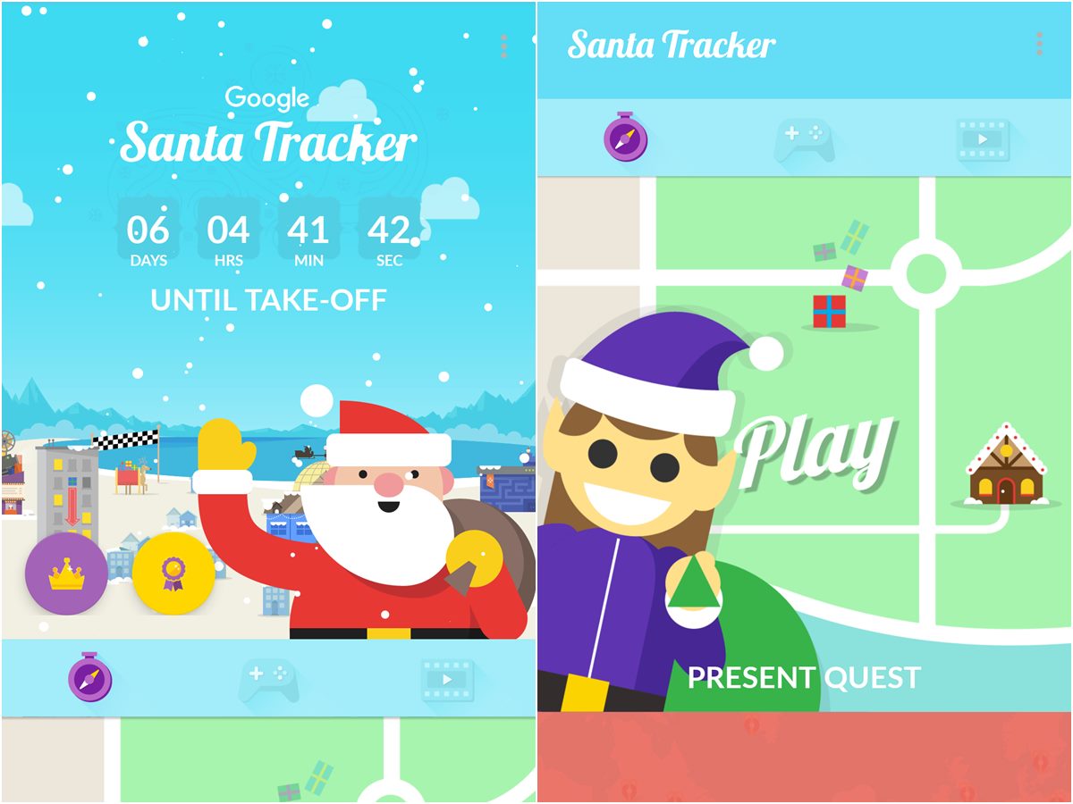 play santa tracker